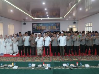 Perkuat Silaturahmi di Bulan Ramadhan, Polres Lebak Gelar Buka Puasa Bersama Forkopimda, Tokoh Agama dan OKP