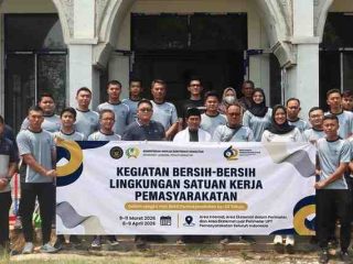 Peringati HBP ke-62, Rutan Kelas I Tangerang Gelar Aksi Bersih-Bersih Lingkungan