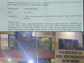 Polsek Tangerang (Benteng) Respon Cepat Laporan Dugaan Penganiayaan di Modernland