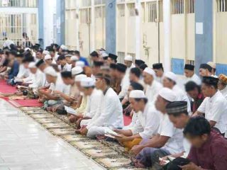 Tingkatkan Keimanan, Rutan Kelas I Tangerang Gelar Pengajian Rutin Warga Binaan