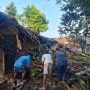 Angin Kencang Disertai Hujan Lebat di Kecamatan Rangkasbitung, Rumah Warga Rusak Parah