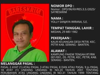 Tujuh Bulan DPO Oknum Kaur Keuangan Desa Petir Ditangkap Satreskrim Polres Serang