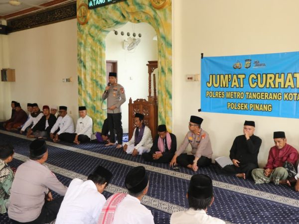 Jumat Curhat di Pinang, Kapolres Ajak Orang Tua Lebih Awasi Pergaulan Anak