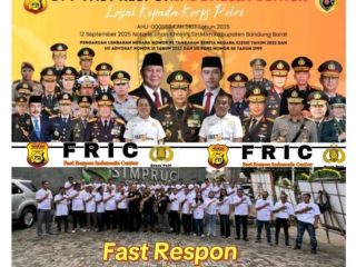 Ketum FRIC : Rekap Setiap Giat DPW Bersama Polri untuk Dilaporkan Ke Mabes Polri