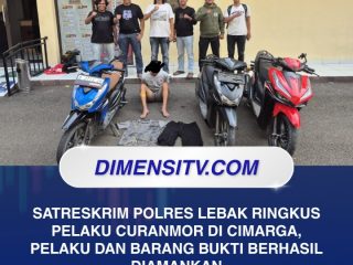 Satreskrim Polres Lebak Ringkus Pelaku Curanmor di Cimarga, Pelaku dan Barang Bukti berhasil diamankan