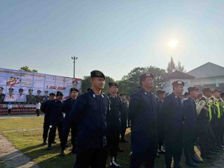 Rutan Kelas I Tangerang Ikut Defile Pasukan Hari Bhayangkara ke-80