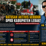 Ratusan Aktivis Lebak Orasi Bela Uun Di Depan Kantor DPRD Lebak