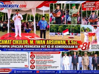 HUT RI Ke-81, Camat Cikulur Pimpin Upacara Bendera