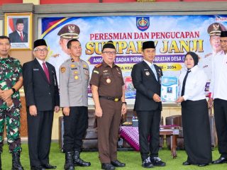 Polres Tegal Hadiri Peresmian dan Pengucapan Sumpah Anggota BPD Masa Keanggotaan 2026–2034